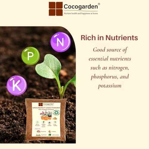 Cocogarden Groundnut Cake Fertilizer for Plants 1.8 kg,Organic Fertilizer for enhanced Flowering and Fruiting - Image 3