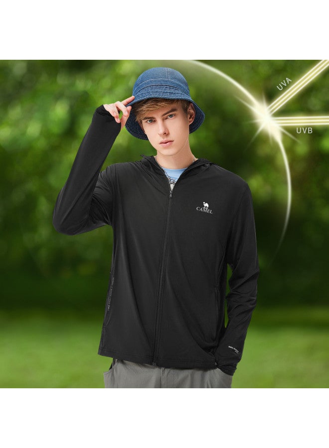 camel Upf50+ High-coolness Sun Protection Jacket For Men】quick-dry, Ice-cool Feel, Uv-blocking Outdoor Jacket - Image 5