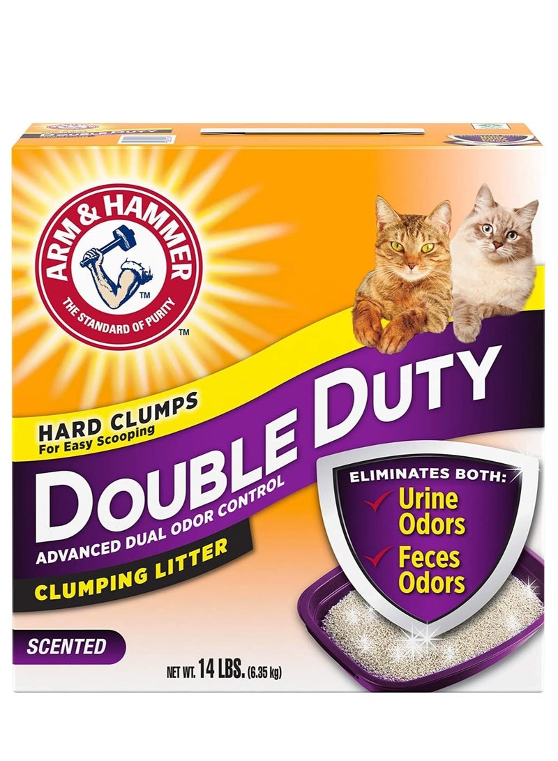 Arm & Hammer Double duty clumping cat litter 6.35 kg - Image 1