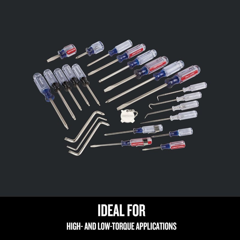CRAFTSMAN Screwdriver Set Assorted 25Piece CMHT65046 - Image 4