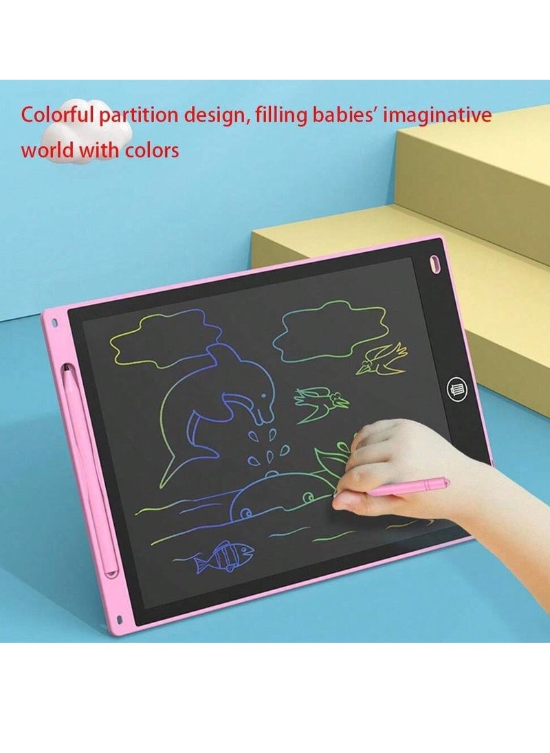 Generic Youngsters' Creative Drawing Pad - Vibrant Eye-Safe LCD Screen, Inkless & Dust-Free Design, Multi-Functional Art and Craft Board with Stylus, Erasable Surface, and Portable Light Pink Color Options  - Image 3