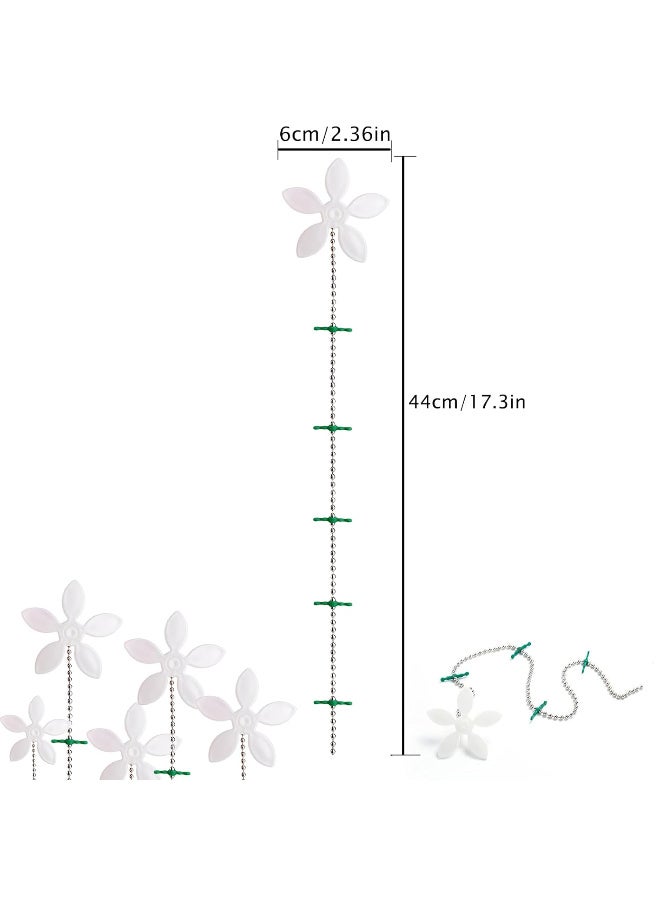 TFiOXL 10 Pieces Flower Shape Cleaning Tool Kitchen Drain Sink,Shower Drain Sink,Remover Hair Snare Hair Filter Chain Hook Catcher Strainer,Bathroom,Kitchen,Drain Strainers - Image 2