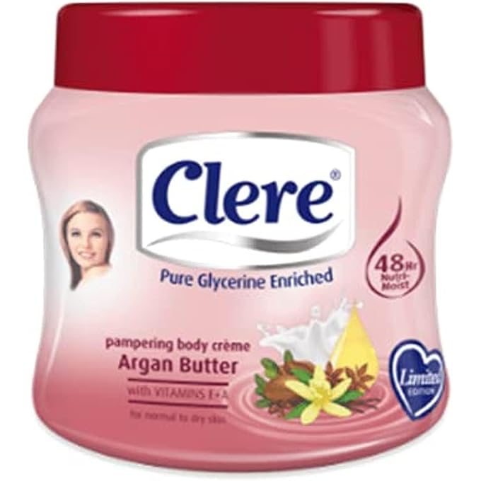 Clere Pampering Argan Butter Body Creme 500ml