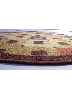 Status Contract Status Contract Nylon Floor Round Carpet Mats for Living Room, Dining Room, Bathroom, Hall, Restaurant with Anti Skid Backing (30 x 30 inches)  - Image 4