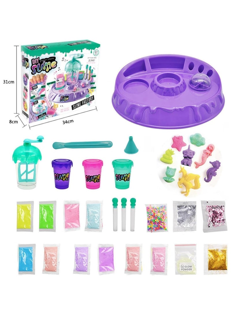 سلايم قائمة المنتجات ذات الصلة سليم كيت للبنات, DIY كلاسيكي سليم لعبة, سليم صنع كيت لجعل الزبدة سليم, سحابة سليم ورغوة سليمز, هدية ممتعة فكرة - Image 2