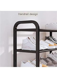 5 Tiers Metal Shoe Rack,Adjustable Shoe Shelf Storage Organizer,Stackable Shoe Storage,For Entryway,Hallway,Living Room,Closet,Black - pzsku/ZCE9F41474819EF492F58Z/45/_/1713037965/14ac008d-1b8c-4f00-bb56-6866bf6020fc