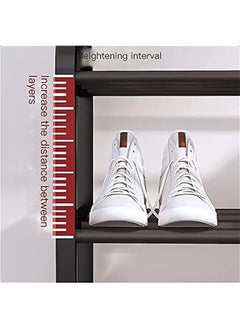 5 Tiers Metal Shoe Rack,Adjustable Shoe Shelf Storage Organizer,Stackable Shoe Storage,For Entryway,Hallway,Living Room,Closet,Black - pzsku/ZCE9F41474819EF492F58Z/45/_/1713037985/711f3d68-a085-4f19-ad74-5901ddb05dc0