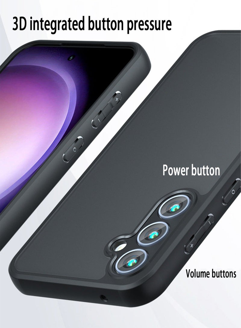 Samsung Galaxy A55 5G Case Cover Shockproof Protective Bumper Shell Lens Full Protection TPU Soft Frosted Translucent Back Anti-scratch Mobile Phone Accessories Back Cover Never-Yellow Protector - Image 5