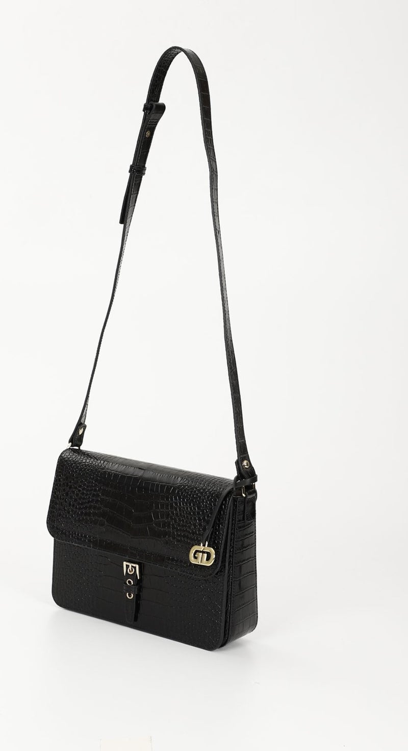 Gönderi(r) Gon Platinum Genuine Leather Medium Size Women's Shoulder Bag Q8254  - Image 4