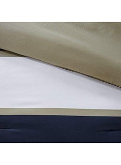 Comfort Spaces Comfort Spaces Casual Comforter Set Sporty Design, Vibrant Color, Active Lifestyle Boys Bedroom Décor, All Season Soft Microfiber Bedding Set, Decorative Pillow, Sham Blue/White Queen 4 Piece  - Image 3