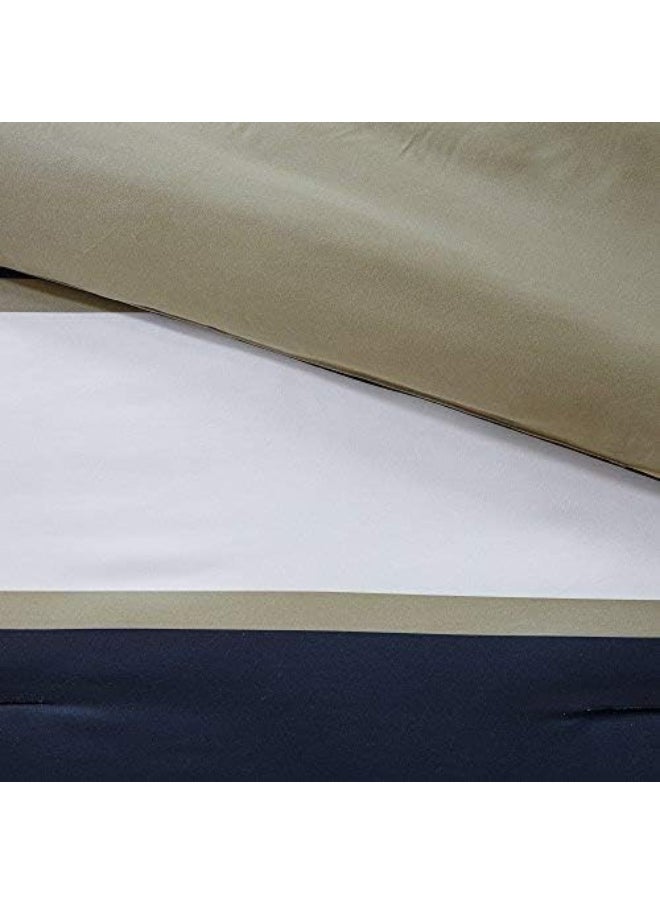 Comfort Spaces Comfort Spaces Casual Comforter Set Sporty Design, Vibrant Color, Active Lifestyle Boys Bedroom Décor, All Season Soft Microfiber Bedding Set, Decorative Pillow, Sham Blue/White Queen 4 Piece  - Image 3