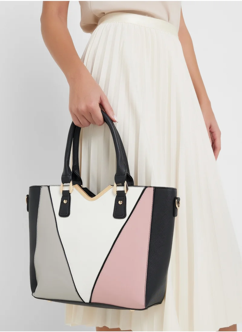 ايلا 4 In 1 Handbag Set With Tote, Crossbody, Pouch And Cardholder