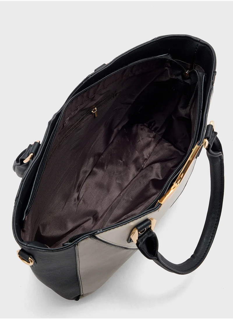 ايلا 4 In 1 Handbag Set With Tote, Crossbody, Pouch And Cardholder