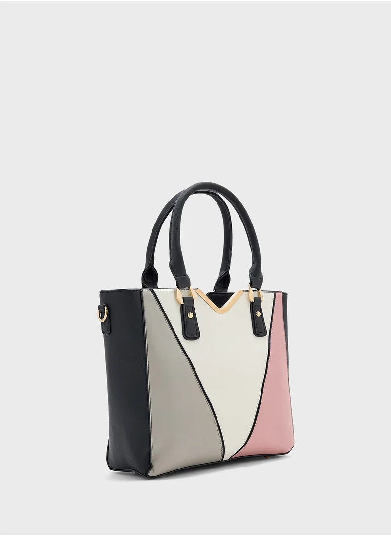 ايلا 4 In 1 Handbag Set With Tote, Crossbody, Pouch And Cardholder