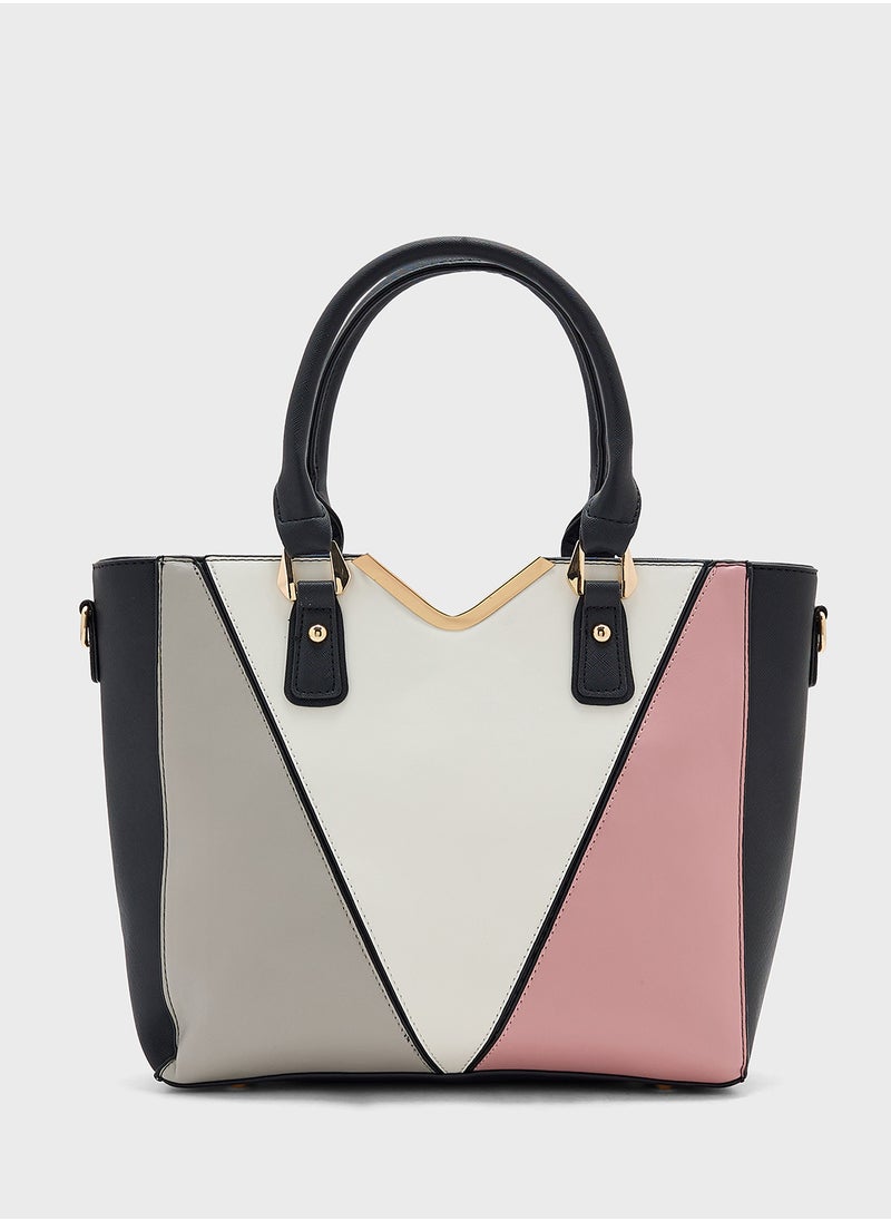 ELLA - 4 In 1 Handbag Set With Tote, Crossbody, Pouch And Cardholder - Image 1