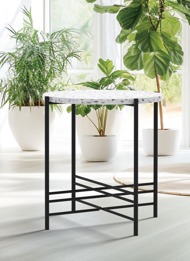 Sharpdo - Round Coffee Table, Simple Modern Living Room, Home Wood, Light Luxury Style Combination Table 80*80*43&50*50*50CM - Image 1