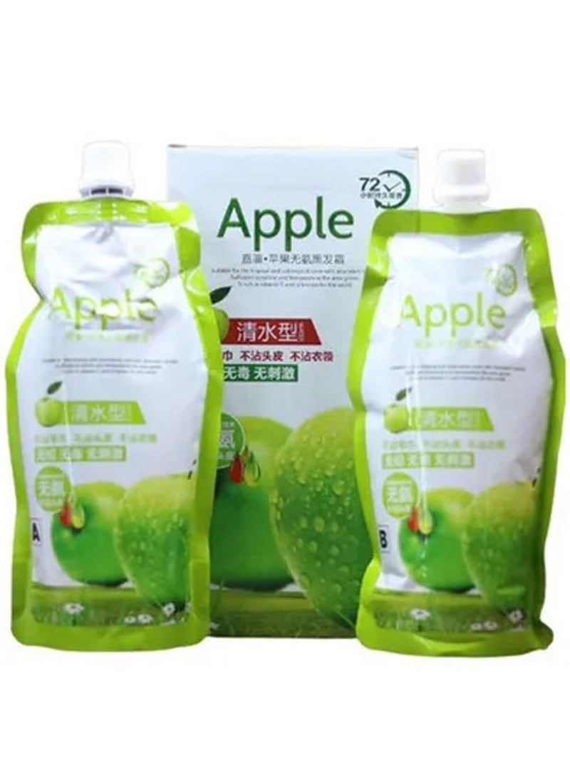 Apple Blossoms Apple Ammonia Free Black Hair Color Cream 1000ml - Image 2