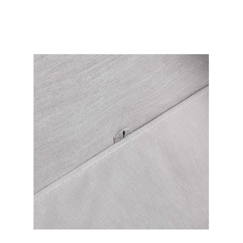 SOLARAE Collapsible Fabric Storage Cubes with Oval Grommets 6-Pack Light Grey - Image 4