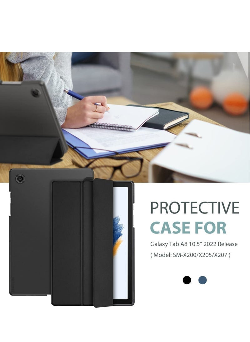 SmartGrist ProCase for Galaxy Tab A8 10.5 Case, Slim Stand Hard Back Shell Protective Smart Cover Case for Galaxy Tab A8 10.5 Inch 2022 SM-X200 X205 X207 -Black - Image 3