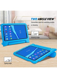 Procases Kids Case For Lenovo Tab K10 10.3 Inch 2021 M10 Fhd Plus 2020 2Nd Gen Shockproof Convertible Handle Stand Lightweight Kids Friendly Case For Tab K10 Tb-X6C6L X6C6F M10 Plus Tb-X606F –Blue  - Image 4