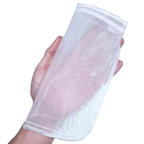DAOGUAUNG 3 Pack 180 Micron Aquarium Filter Bags,Reusable Extra Fine Mesh Media Filter Bags with Drawstring,Applicable to Aquarium Filter impurities,Very Fine Resins Filter (7.5x3.6in) - Image 5