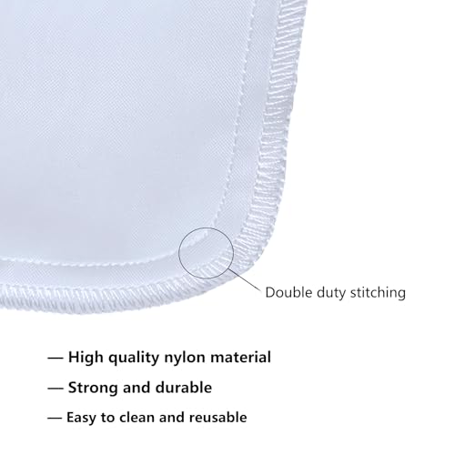 DAOGUAUNG 3 Pack 180 Micron Aquarium Filter Bags,Reusable Extra Fine Mesh Media Filter Bags with Drawstring,Applicable to Aquarium Filter impurities,Very Fine Resins Filter (7.5x3.6in) - Image 4