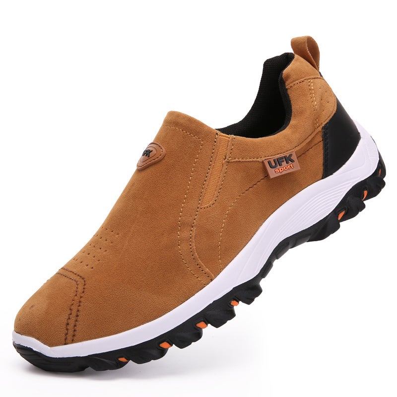 Lightweight Mens Outdoor Shoes Fashionable Breathable Sneakers 005 Green  - Image 5