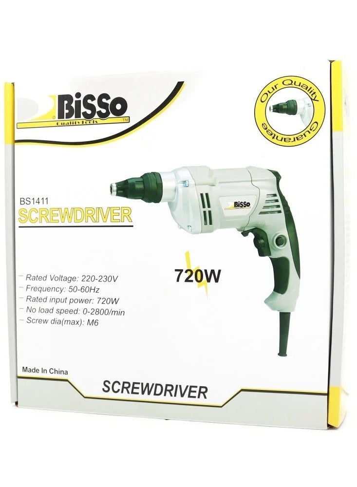 BISSO Electric Screw Driver 6 mm, 720 watts - Image 2