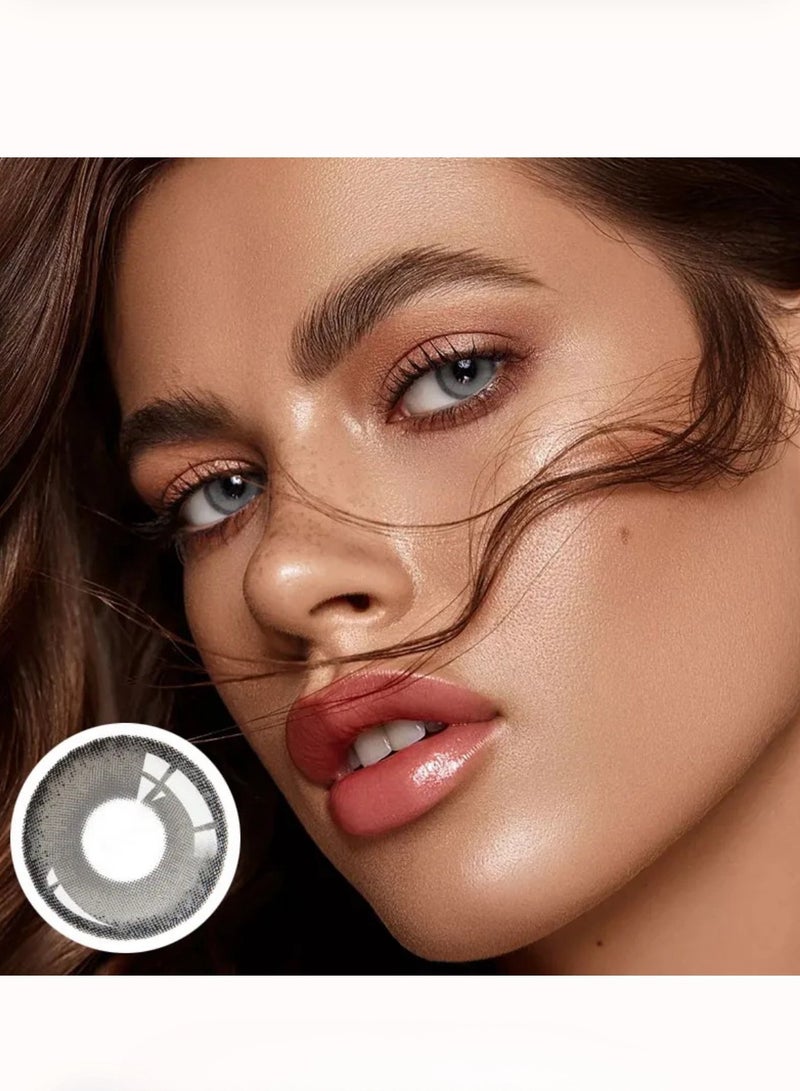 يونيبلينغ عدسات لاصقة ملونة سنوية اكس بورتول الرمادي - Image 1