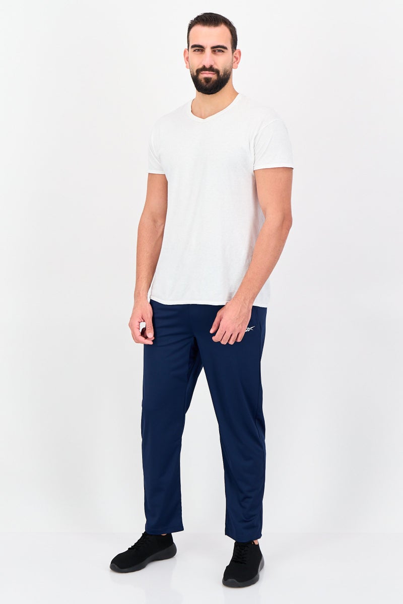 Reebok Men Sportswear Fit Training Track Pants, Navy - Image 3