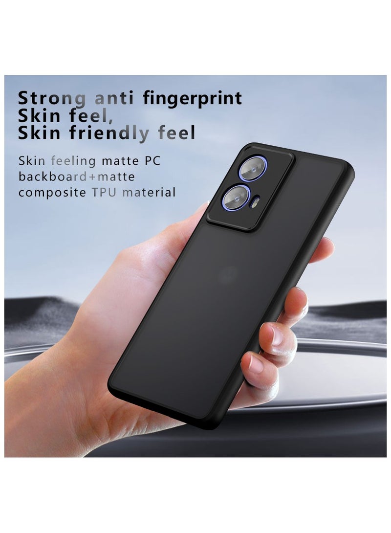 Fankalo [1+2 مجموعات] غلاف واقي لجهاز موتورولا موتو G85 وواقي شاشة خلفي شفاف غير لامع، غلاف هاتف نحيف واقي، مضاد لبصمات الأصابع، حماية من السقوط، 2 زجاج مقسى - Image 5