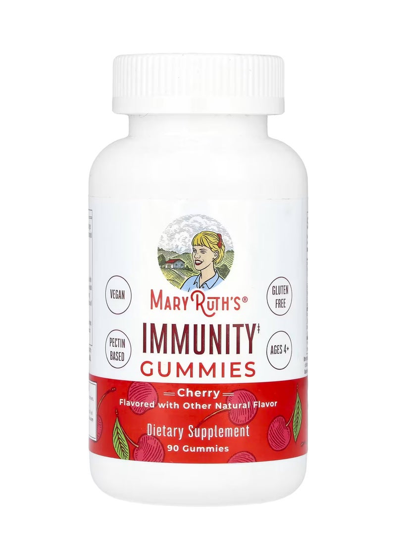 Immunity Gummies, Ages 4+, Cherry, 90 Gummies