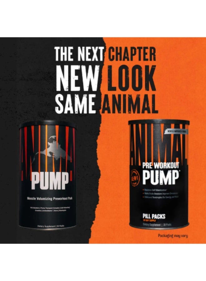 يونيفرسال نيوتريشن Universal Animal Pump 30 packs - Image 1