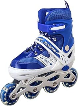 ROLLO TRANS patinage 1 ROW- BLUE -MEDIAM - SIZE