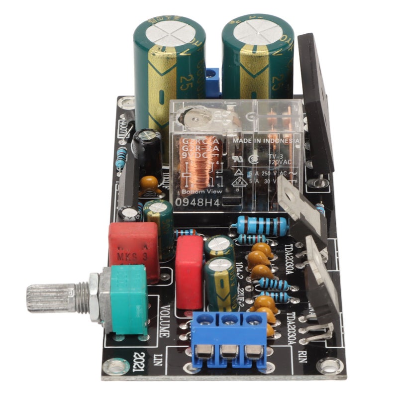 Power Amplifier Board: LM1875T, 15W Max 20W, High Stability Superior Performance - Stereo Dual Channel, Separable Heat Sink Mount for DIY Audio Enthusiasts, Home Sound Systems - Image 3