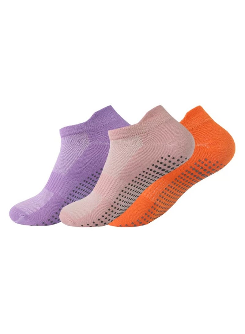 DELGREEN 6 Pairs Yoga Socks For Women，Non Slip Socks Pilates Socks For Yoga,Pilates， Ballet, Dance, Workout - Image 5