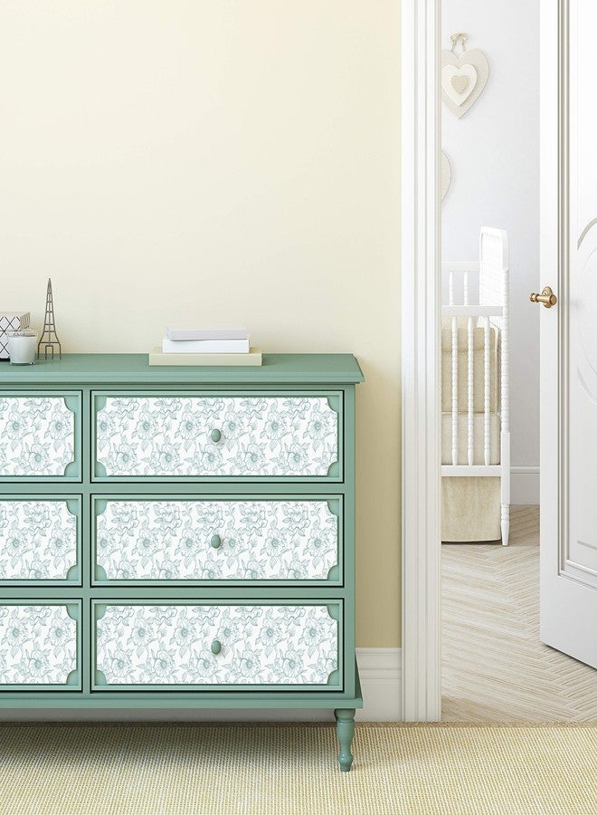 Con-Tact Brand Creative Covering, Self-Adhesive Shelf Liner, Multi-Purpose Vinyl Roll, Easy to Use and Apply, 18'' x 16', English Rose Blue - Image 5