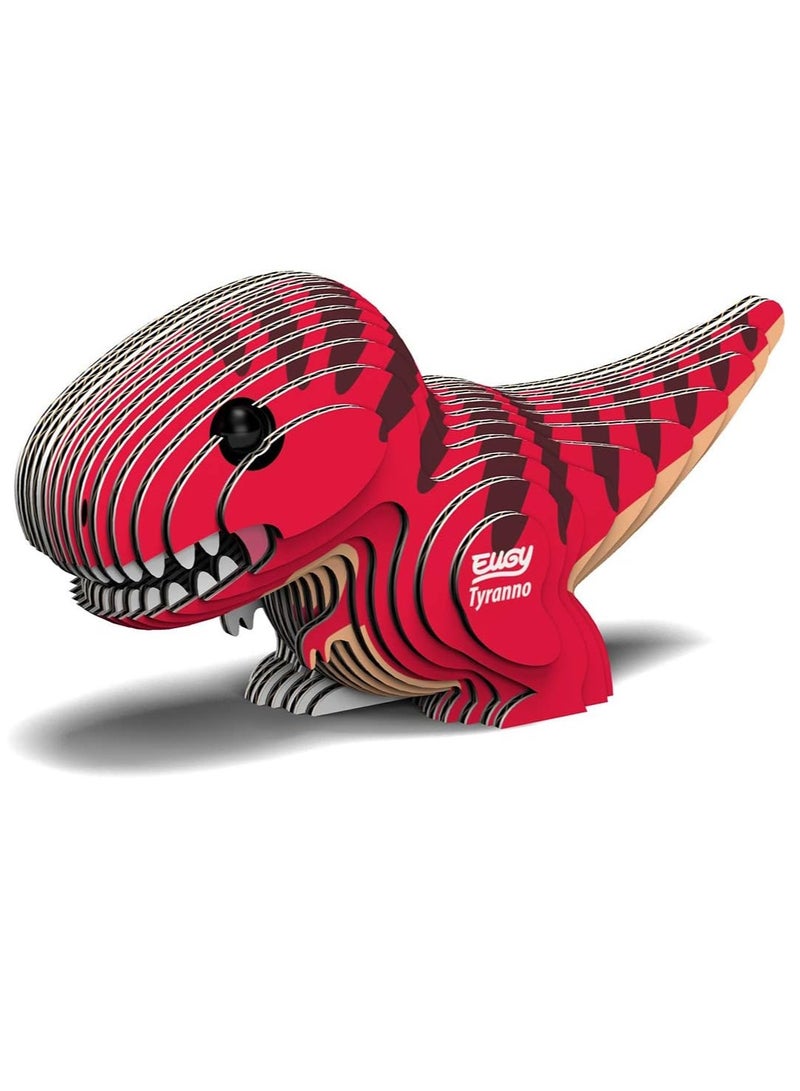 EUGY 3D Tyranno Puzzle - Fun and Educational Dinosaur Craft for Kids and Adults - Image 1