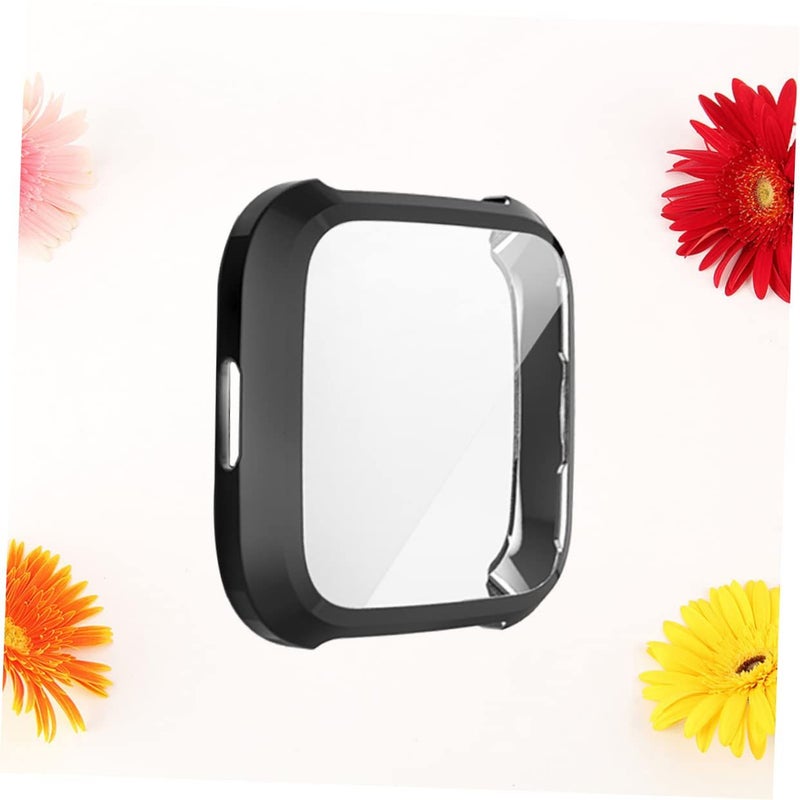 Durable Protective Frame Cover For Anti Drop Watch Case Elegant Design Scratch Resistant TPU Material Black Color For Maximum Protection - Image 5