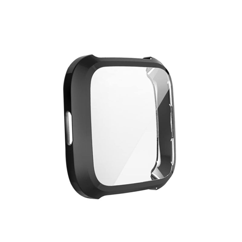 Durable Protective Frame Cover For Anti Drop Watch Case Elegant Design Scratch Resistant TPU Material Black Color For Maximum Protection - Image 2