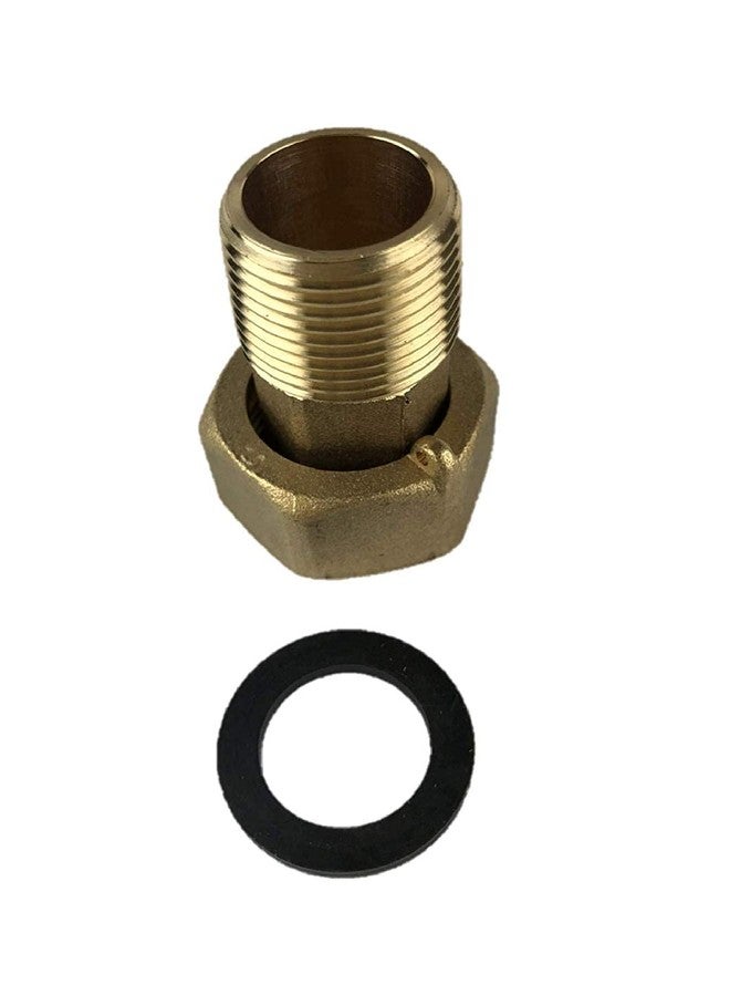 DAE C-75 1pcs 3/4" Water Meter Coupling, 3/4" Male NPT, 1" Female NPSM - Image 3