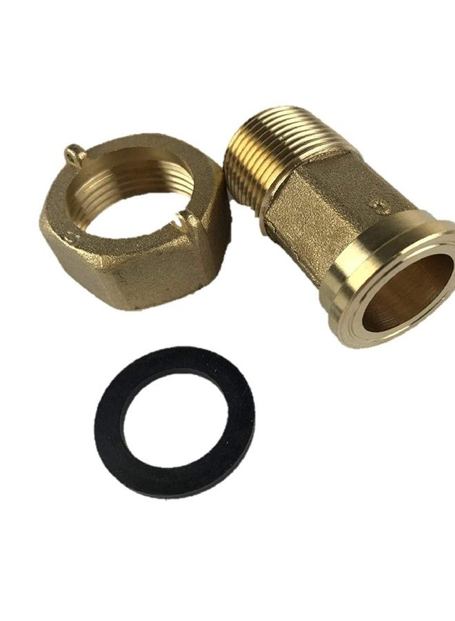 DAE C-75 1pcs 3/4" Water Meter Coupling, 3/4" Male NPT, 1" Female NPSM - Image 1