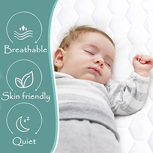 Softhour Queen Quilted Waterproof Mattress Pad Cover,Soft Mattress Pad Cover, Waterproof Mattress Protector Stretches up to 16” Deep Pocket-Hollow Alternative Filling-Cooling Mattress Topper - Image 2
