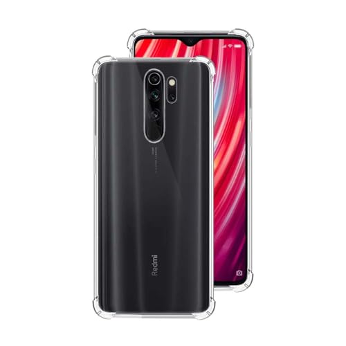 7-Seven 7SEVEN® Back Cover for Mi Redmi Note 8 Pro Transparent Mobile Back Case Shock Proof Design Camera Edges Protection Crystal Clear Phone Case Silicon Soft TPU and Flexible Bumper Phone Cover - Image 1