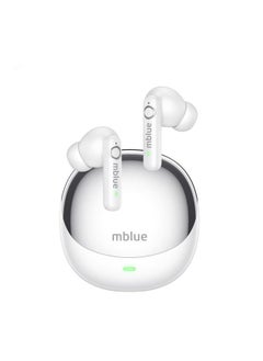 General Mblue AR09 Bluetooth Headset 5.4 Semi-In-Ear ANC Noise Cancelling Gaming Sports Wireless Earphones 