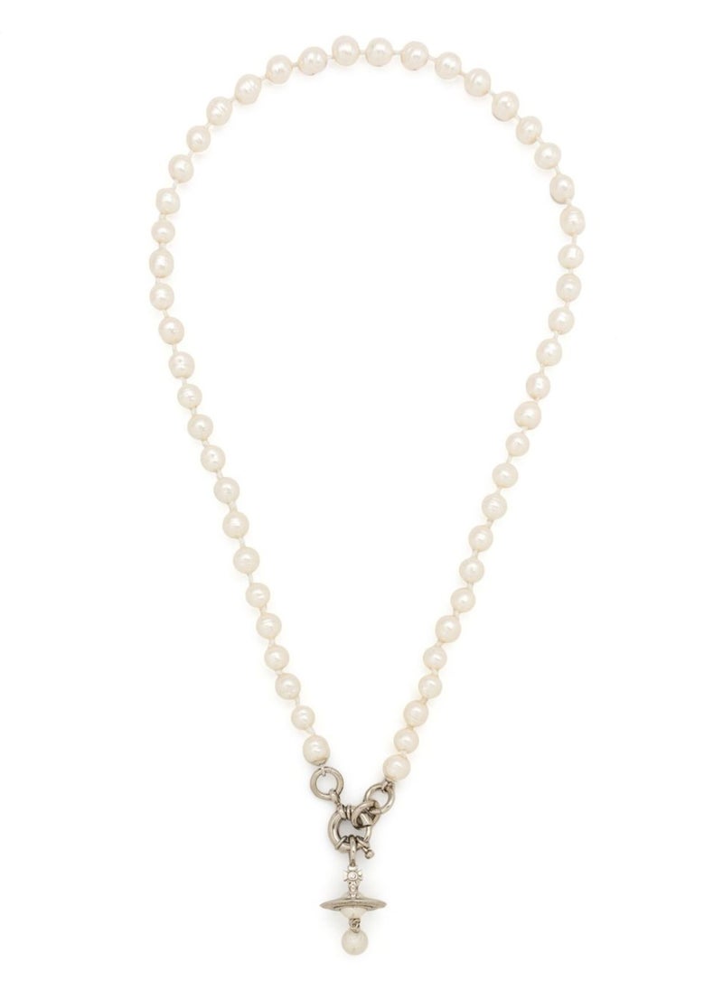 Vivienne Westwood Vivienne Westwood Saturn Pendant Baroque Pearl Necklace  - Image 2