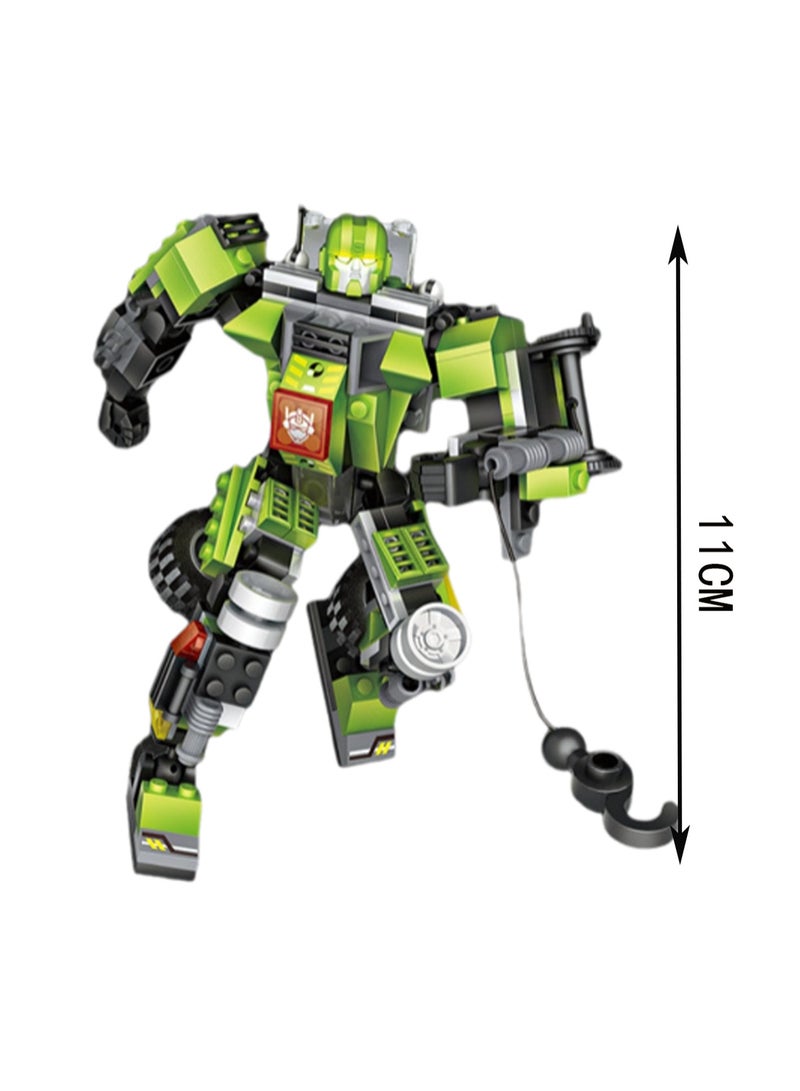 212pcs Crane Three-Change Robot Model Set Building Blocks Leisure Decompression Assembly Building Assembly Toys Children Adult Home Decorations - Image 3