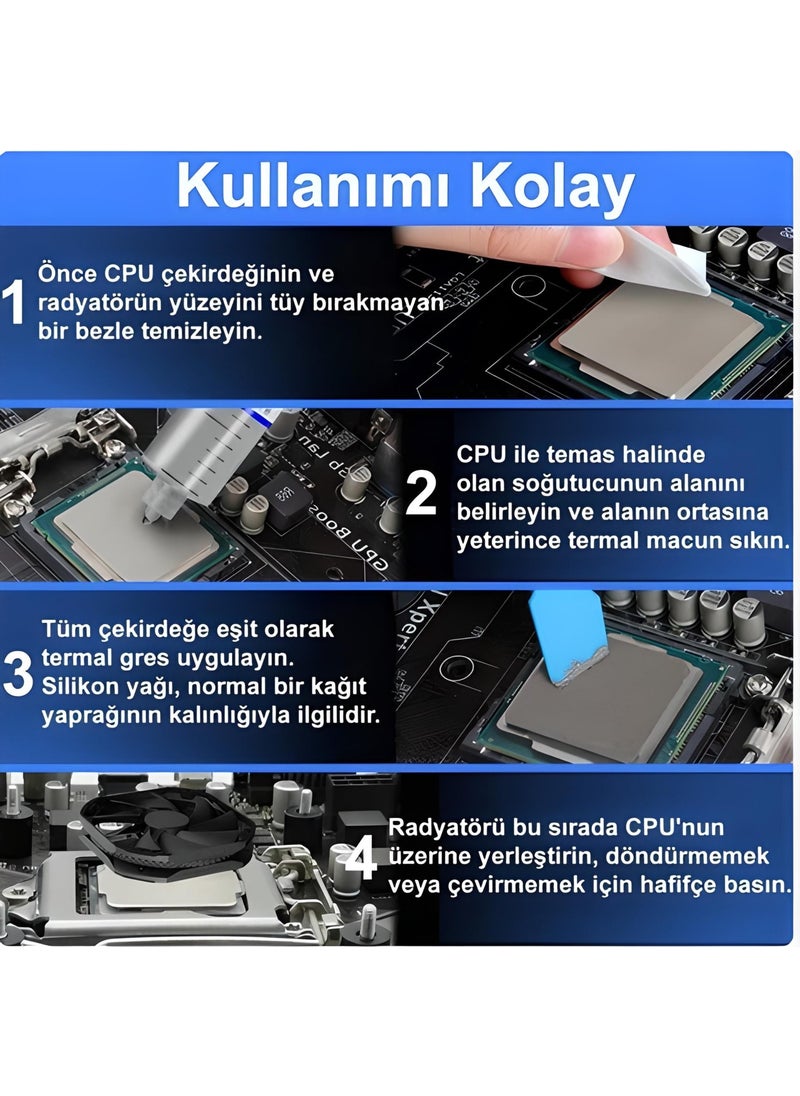 KRL Large Size HY-510 35GR 1.93 W/m.k Thermal Paste CPU Cooling Paste  - Image 3