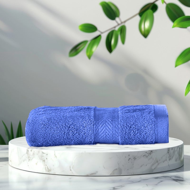 Rest منشفة وجه 1PC 100% قطن 30x30 سم ، 12x12 بوصة منشفة زرقاء ملكية ناعمة وعالية الامتصاص بجودة فائقة - Image 2