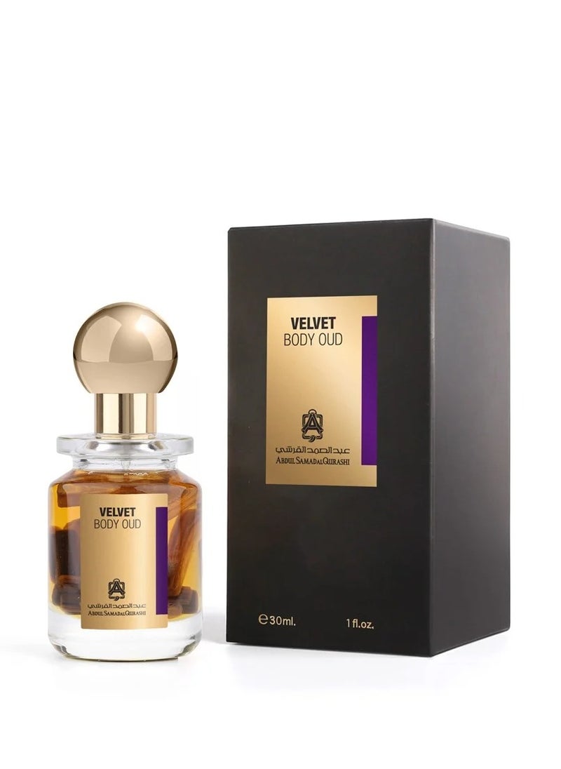 Abdul Samad Al Qurashi Body Aoud Velvet Concentrated Perfume Oil 30 ml  - Image 2